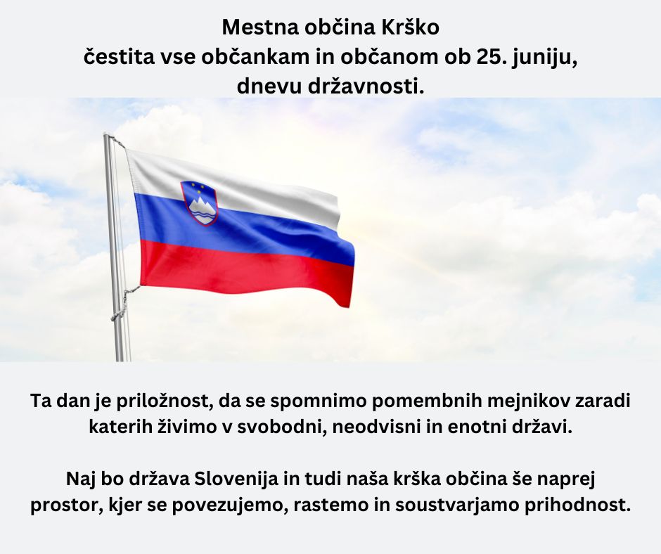 Mestna občina Krško Dan državnosti